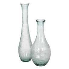 JARRÓN NATURAL VIDRIO RECICLADO WE CARE 25 X 25 X 99 CM JARRÓN NATURAL VIDRIO RECICLADO WE CARE 25 X 25 X 99 CM