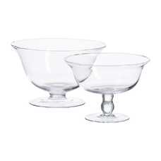 COPA DECORACIÓN TRANSPARENTE CRISTAL 20 X 20 X 14 CM