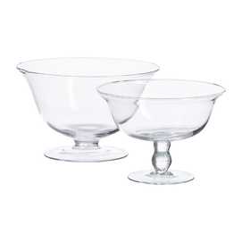 COPA DECORACIÓN TRANSPARENTE CRISTAL 26 X 26 X 16 CM