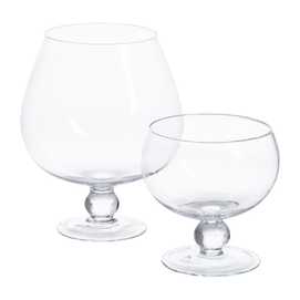 COPA DECORACIÓN TRANSPARENTE CRISTAL 16,50 X 16,50 X 19 CM