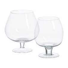 COPA DECORACIÓN TRANSPARENTE CRISTAL 17 X 17 X 22 CM