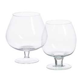 COPA DECORACIÓN TRANSPARENTE CRISTAL 22 X 22 X 25 CM