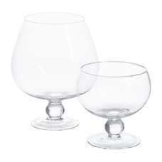 COPA DECORACIÓN TRANSPARENTE CRISTAL 25 X 25 X 29 CM