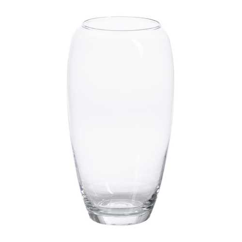 JARRÓN DECORACIÓN TRANSPARENTE CRISTAL 16,50 X 16,50 X 30 CM