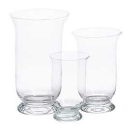 JARRÓN DECORACIÓN TRANSPARENTE CRISTAL 11 X 11 X 20 CM