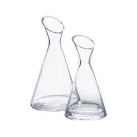 DECANTADOR DECORACIÓN TRANSPARENTE 12 X 12 X 24 CM