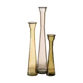 JARRÓN CHAMPÁN VIDRIO RECICLADO WE CARE 9,50 X 9,50 X 51 CM