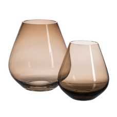 JARRÓN DECORACIÓN CHAMPÁN CRISTAL 28 X 28 X 26 CM