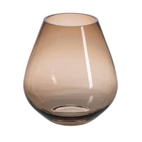 JARRÓN DECORACIÓN CHAMPÁN CRISTAL 28 X 28 X 26 CM