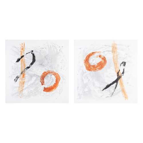 PINTURA LIENZO 2/M BLANCO-PLATA 120 X 3,50 X 120 CM