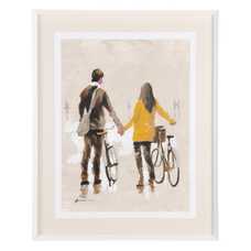 CUADRO PINTURA BICICLETA 2/M BLANCO 83 X 6 X 104 CM CUADRO PINTURA BICICLETA 2/M BLANCO 83 X 6 X 104 CM