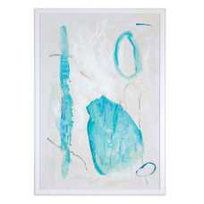 CUADRO ABSTRACTO TURQUESA LIENZO 87 X 2,50 X 127,50 CM CUADRO ABSTRACTO TURQUESA LIENZO 87 X 2,50 X 127,50 CM