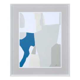 CUADRO ABSTRACTO BLANCO-GRIS LIENZO 82,50 X 6 X 103,50 CM