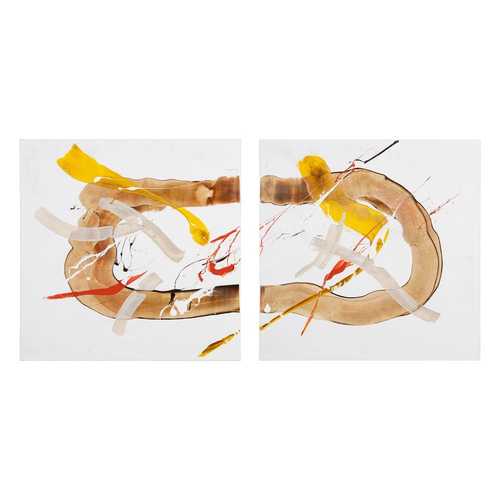 PINTURA ABSTRACTO 2/M LIENZO DECORACIÓN 80 X 80 CM