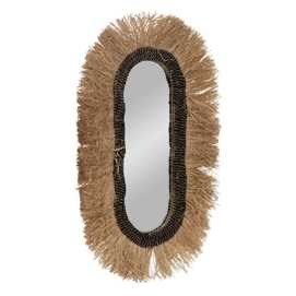 ESPEJO FIBRA NATURAL DECORACIÓN 55 X 4 X 90 CM