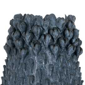 JARRÓN AZUL CERÁMICA DECORACIÓN 22,50 X 22,50 X 38,50 CM