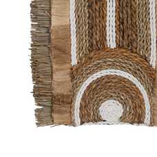 MURAL PARED FIBRA NATURAL DECORACIÓN 32 X 8 X 58 CM