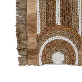 MURAL PARED FIBRA NATURAL DECORACIÓN 32 X 8 X 58 CM