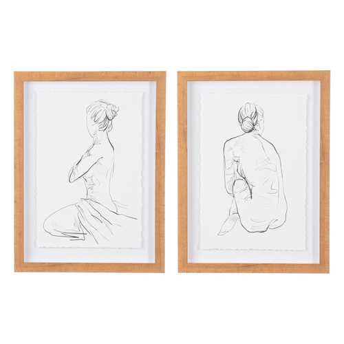 CUADRO IMPRESIÓN DESNUDO 2/M PS/CRISTAL 30 X 2,50 X 40 CM