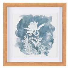 CUADRO IMPRESIÓN FLORES 4/M PS/CRISTAL 30 X 2,50 X 30 CM