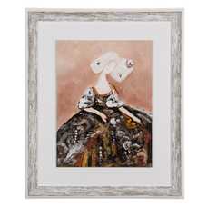 CUADRO PINTURA MENINA 2/M GRIS-BLANCO 50 X 3 X 60 CM CUADRO PINTURA MENINA 2/M GRIS-BLANCO 50 X 3 X 60 CM