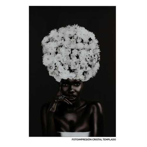 CUADRO IMPRESIÓN BLANCO-NEGRO 80 X 4 X 120 CM