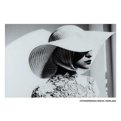 CUADRO IMPRESIÓN BLANCO-NEGRO 120 X 4 X 80 CM