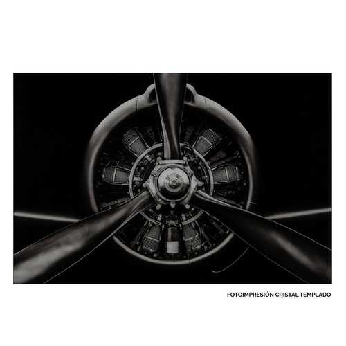 CUADRO IMPRESIÓN HÉLICE CRISTAL TEMPLADO 120 X 4 X 80 CM