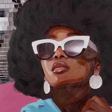 PINTURA MUJER LIENZO DECORACIÓN 100 X 3,50 X 100 CM PINTURA MUJER LIENZO DECORACIÓN 100 X 3,50 X 100 CM