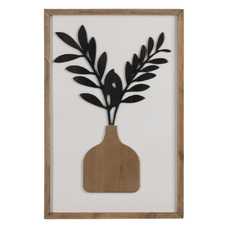 CUADRO JARRÓN 2/M DM-MADERA DECORACIÓN 40 X 2 X 60 CM CUADRO JARRÓN 2/M DM-MADERA DECORACIÓN 40 X 2 X 60 CM