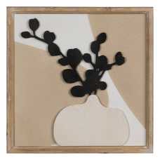 CUADRO JARRÓN 2/M DM-MADERA DECORACIÓN 40 X 2 X 40 CM CUADRO JARRÓN 2/M DM-MADERA DECORACIÓN 40 X 2 X 40 CM