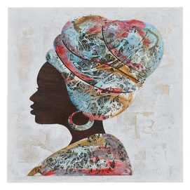 CUADRO 2/M MULTICOLOR MADERA DECORACIÓN 60 X 4 X 60 CM