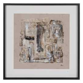 CUADRO PINTURA ABSTRACTO 2/M 60 X 4 X 60 CM