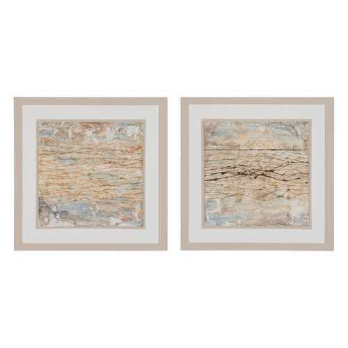 CUADRO PINTURA 2/M MADERA DECORACIÓN 60 X 4 X 60 CM