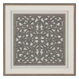 CUADRO MANDALA 2/M DM-CRISTAL DECORACIÓN 80 X 4 X 80 CM