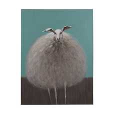 PINTURA OVEJA TURQUESA LIENZO 90 X 3,50 X 120 CM PINTURA OVEJA TURQUESA LIENZO 90 X 3,50 X 120 CM