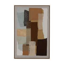 CUADRO PINTURA TEXTURA LIENZO DECORACIÓN 60 X 90 CM