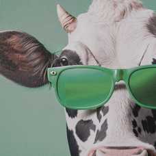 CUADRO IMPRESIÓN VACA DECORACIÓN 50 X 3 X 70 CM CUADRO IMPRESIÓN VACA DECORACIÓN 50 X 3 X 70 CM