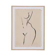 CUADRO IMPRESIÓN SILUETA 2/M DECORACIÓN 45 X 3 X 60 CM CUADRO IMPRESIÓN SILUETA 2/M DECORACIÓN 45 X 3 X 60 CM