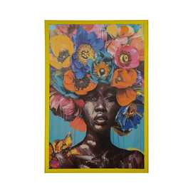 CUADRO IMPRESIÓN ABSTRACTO DECORACIÓN 80 X 3,30 X 120 CM