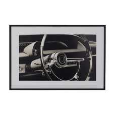 CUADRO IMPRESIÓN 2/M NEGRO MADERA 60 X 3 X 40 CM CUADRO IMPRESIÓN 2/M NEGRO MADERA 60 X 3 X 40 CM