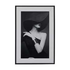 CUADRO IMPRESIÓN 2/M NEGRO MADERA 40 X 3 X 60 CM CUADRO IMPRESIÓN 2/M NEGRO MADERA 40 X 3 X 60 CM