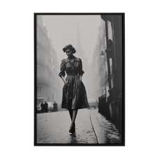 CUADRO IMPRESIÓN 2/M NEGRO MADERA 40 X 3 X 60 CM CUADRO IMPRESIÓN 2/M NEGRO MADERA 40 X 3 X 60 CM