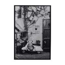 CUADRO IMPRESIÓN 2/M NEGRO MADERA 40 X 3 X 60 CM