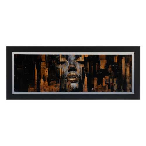 CUADRO ALUMINIO DECORACIÓN 125 X 3 X 50 CM