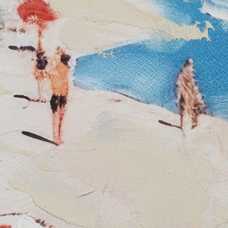 CUADRO PINTURA PLAYA LIENZO DECORACIÓN 80 X 120 CM CUADRO PINTURA PLAYA LIENZO DECORACIÓN 80 X 120 CM