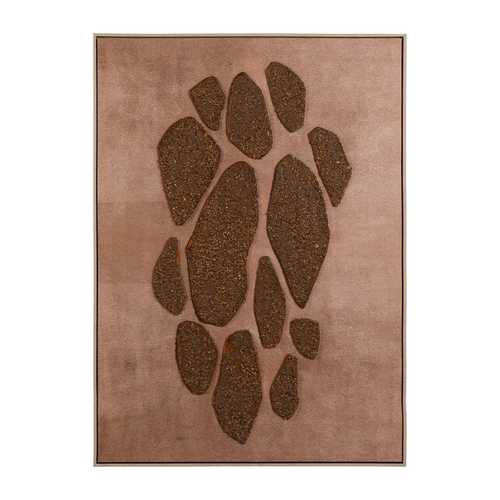 CUADRO TEXTURA LIENZO DECORACIÓN 100 X 140 CM