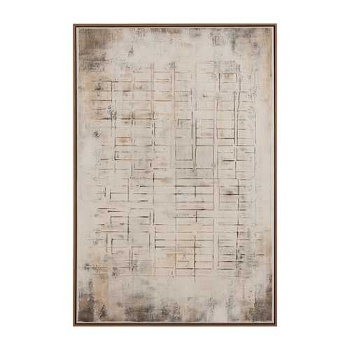 CUADRO TEXTURA LIENZO DECORACIÓN 83 X 123 CM