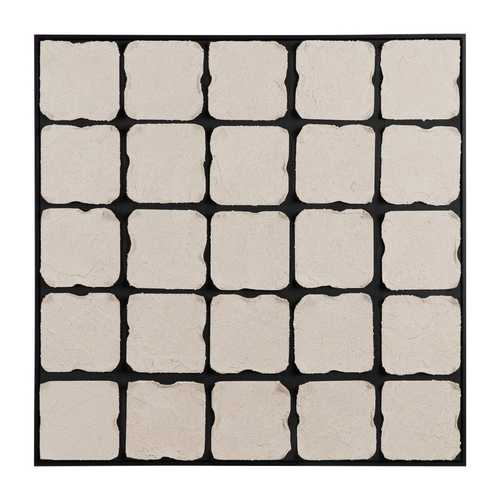 CUADRO RELIEVE LIENZO DECORACIÓN 100 X 100 CM