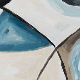 CUADRO PINTURA ABSTRACTO 82 X 104 CM